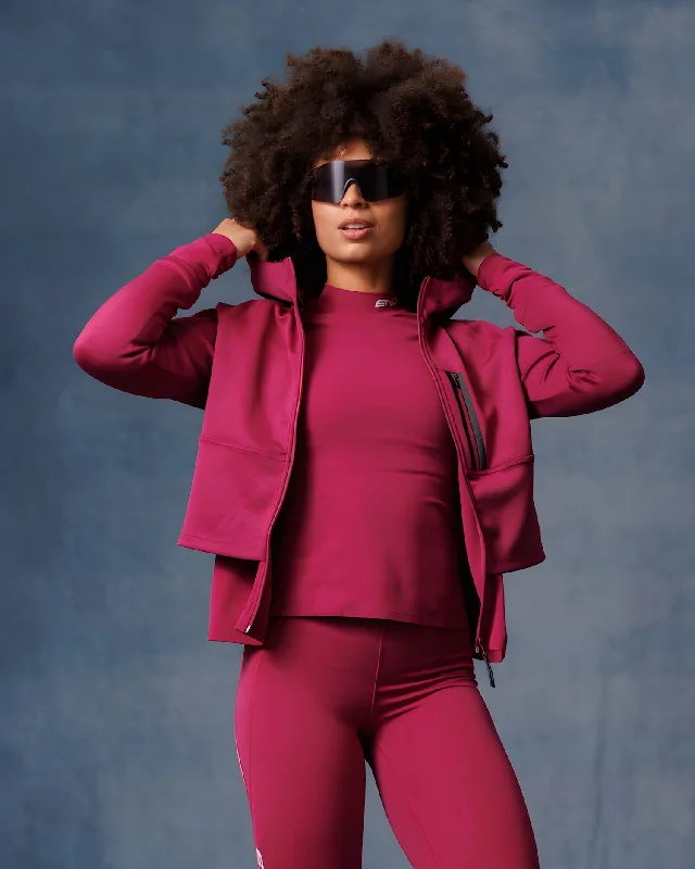 DRYFORCE® Double Layer Jacket | Wild Orchid Herringbone Jacket Checkered Jacket Solid Jacket