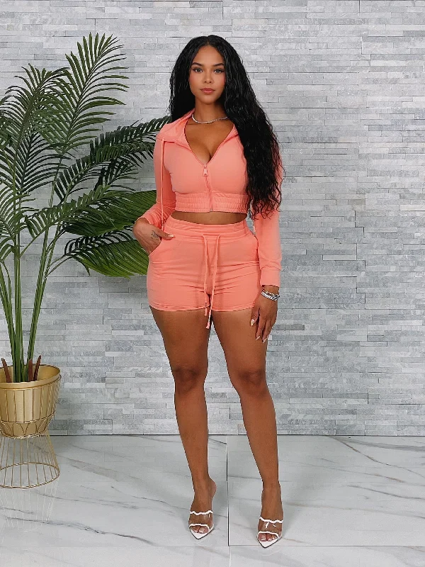 FT102P - FRENCH TERRY HOODIE JACKET & SHORTS SET V-Neck Jacket Boat Neck Jacket Square Neck Jacket FT102P - FRENCH TERRY HOODIE JACKET & SHORTS SET V-Neck Jacket Boat Neck Jacket Square Neck Jacket