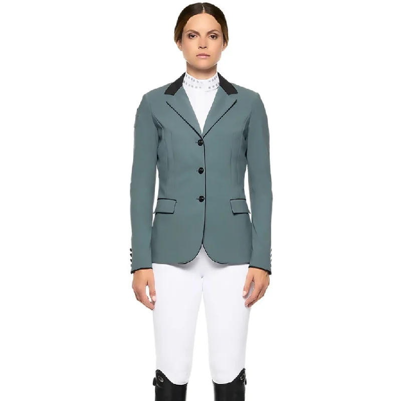 Cavalleria Toscana Ladies GP Riding Jacket Front Pockets Side Pockets Patch Pockets