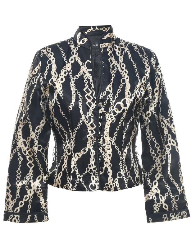 MSK Jacket - M V-Neck Jacket Boat Neck Jacket Square Neck Jacket