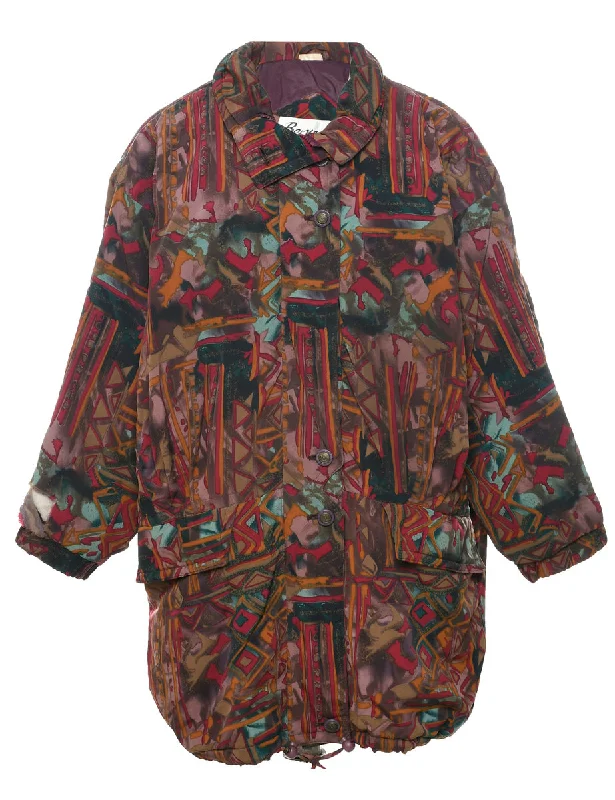 Multi-colour Ski Jacket - M Jacket Blazer Coat