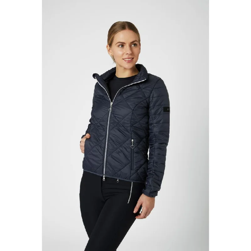 Horze Elena Ladies Padded Jacket Knit Fabric Woven Fabric Fleece Fabric