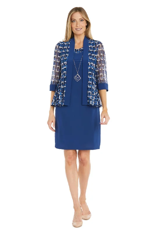 R&M Richards 1169 Mother of the Bride Short Geometric Print Jacket Dress Satin Jacket Silk Jacket Chiffon Jacket R&M Richards 1169 Mother of the Bride Short Geometric Print Jacket Dress Satin Jacket Silk Jacket Chiffon Jacket