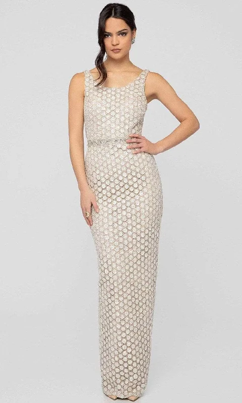 Terani Couture 1911E9087 - Lace Dress with Matching Jacket Corduroy Jacket Velvet Jacket Brocade Jacket