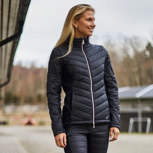 Horze Isla Ladies Padded Hybrid Jacket Nylon Jacket Polyester Jacket Spandex Jacket