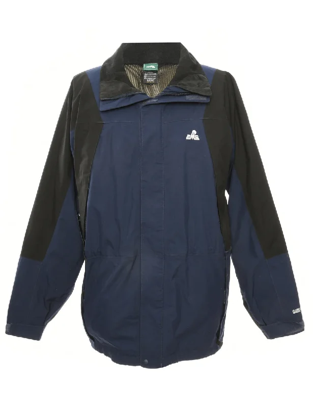 Mountaineering Navy Jacket - L Faux Fur Jacket Real Fur Jacket Shearling Jacket