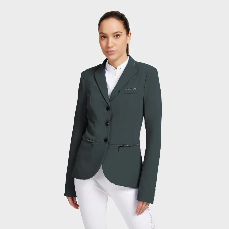 Samshield Victorine Crystal Fabric Ladies Competition Jacket Moonless Night Wool Fabric Cashmere Fabric Tweed Fabric