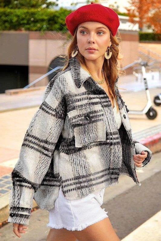 La Miel Madelyn Jacket Striped Jacket Polka Dot Jacket Floral Jacket