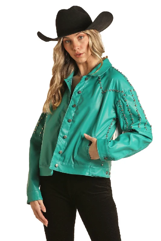 Rock & Roll Denim Studs Fringe Jacket BW92D02945 JJ Appliqued Jacket Beaded Jacket Sequined Jacket Rock & Roll Denim Studs Fringe Jacket BW92D02945 JJ Appliqued Jacket Beaded Jacket Sequined Jacket