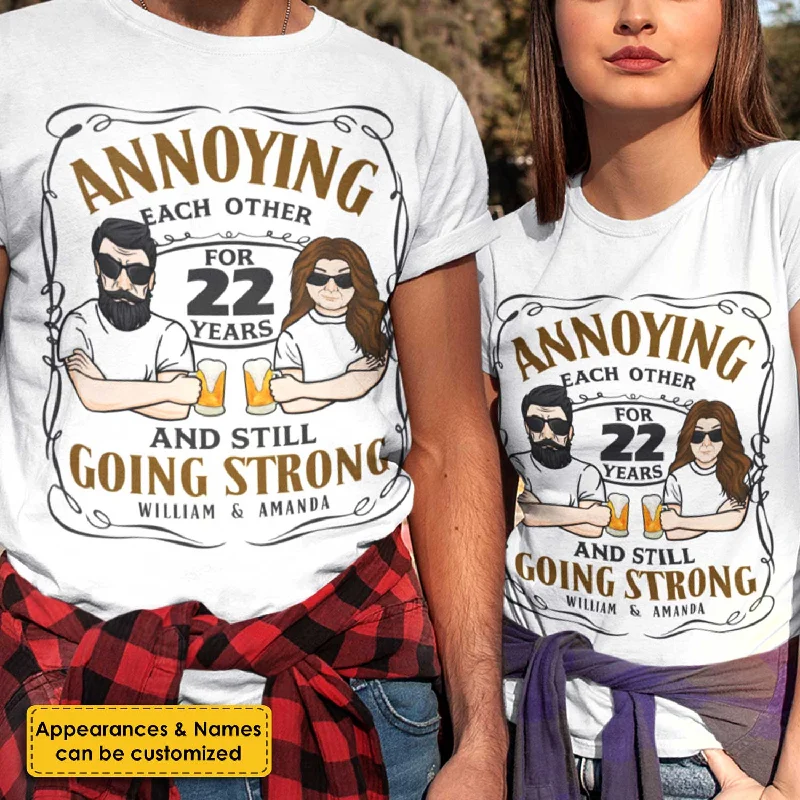 Annoying Each Other Husband & Wife - Gift For Couples, Husband Wife - Personalized Unisex T-shirt, Hoodie