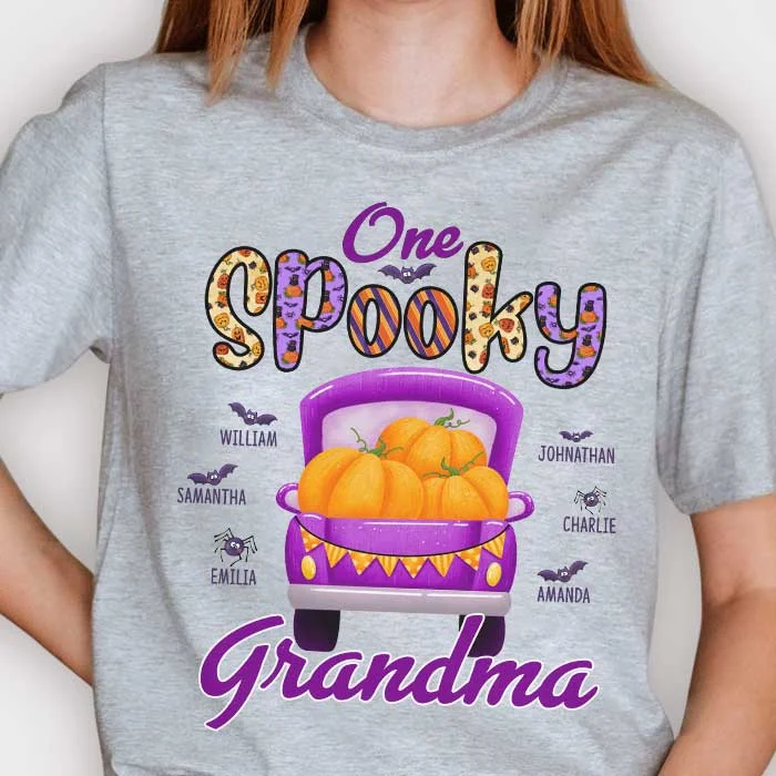 One Spooky For Halloween - Personalized Unisex T-Shirt