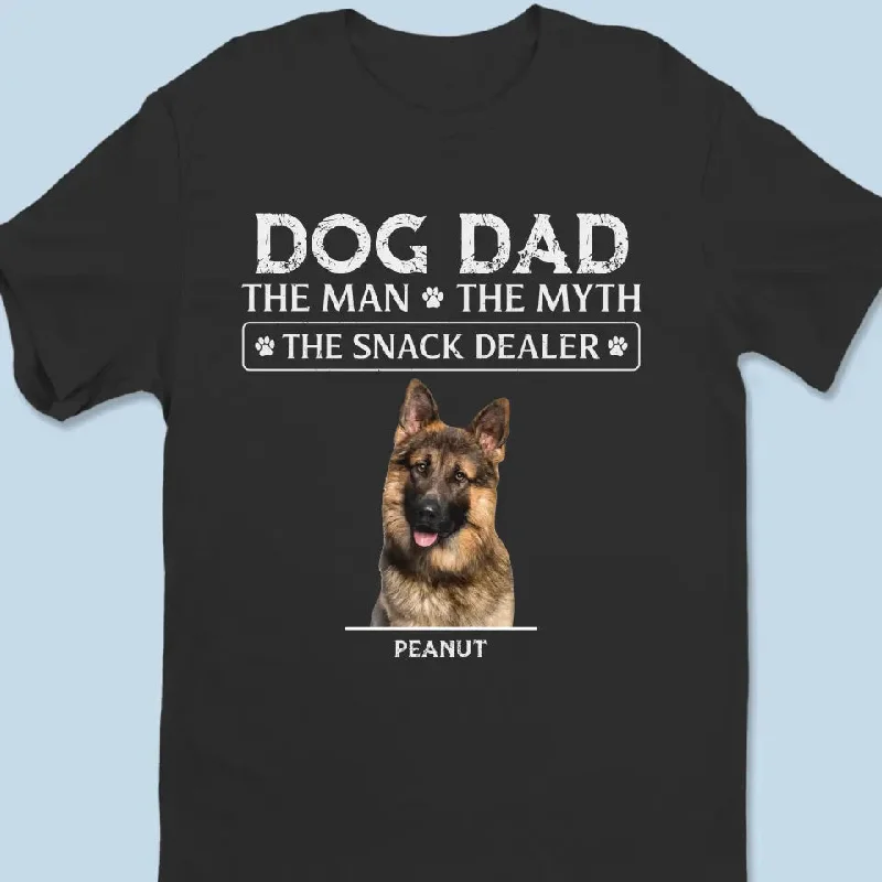 The Man The Myth The Snack Dealer - Dog & Cat Personalized Custom Unisex Back Printed T-shirt, Hoodie, Sweatshirt - Gift For Pet Owners, Pet Lovers AMZ