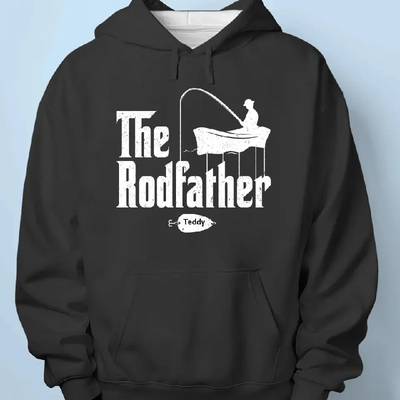 The Rodfather - Family Personalized Custom Unisex T-shirt, Hoodie, Sweatshirt - Father's Day, Gift For Dad