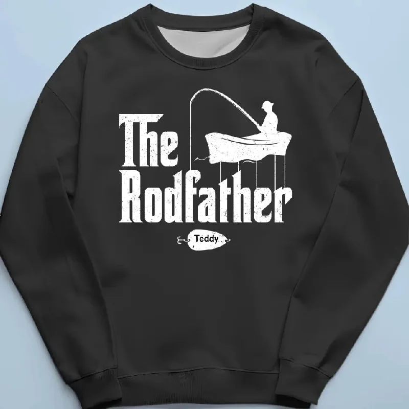 The Rodfather - Family Personalized Custom Unisex T-shirt, Hoodie, Sweatshirt - Father's Day, Gift For Dad