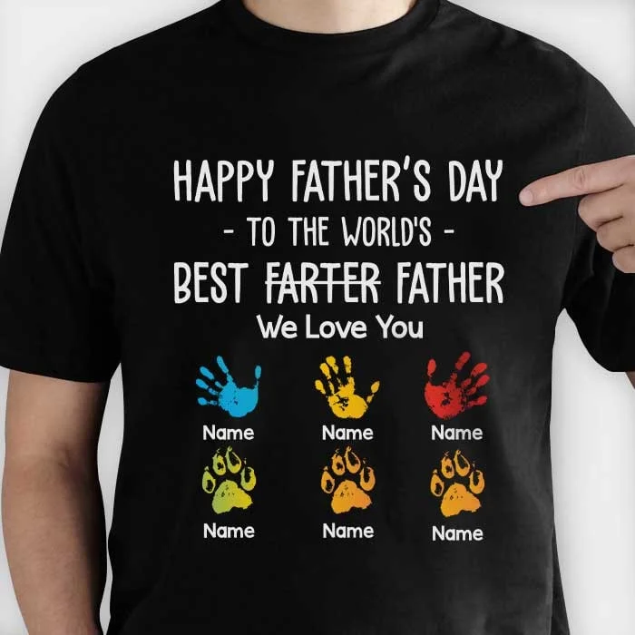 World's Best Father - Personalized Unisex T-Shirt, Father's Day Gift