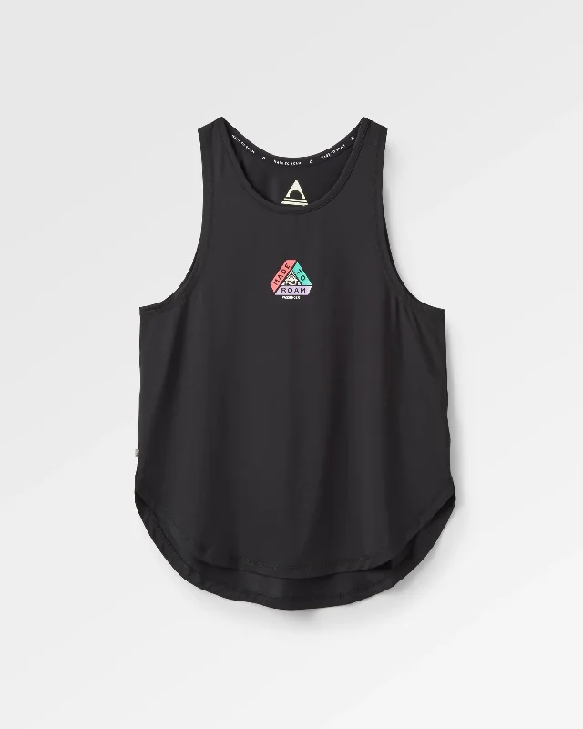 Breezy Recycled Active Tank Top - Black