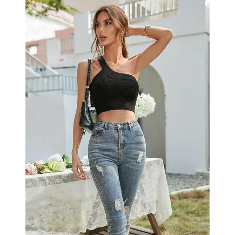 Ladies' Loose Strap Fashion Sexy Slim Tank Top