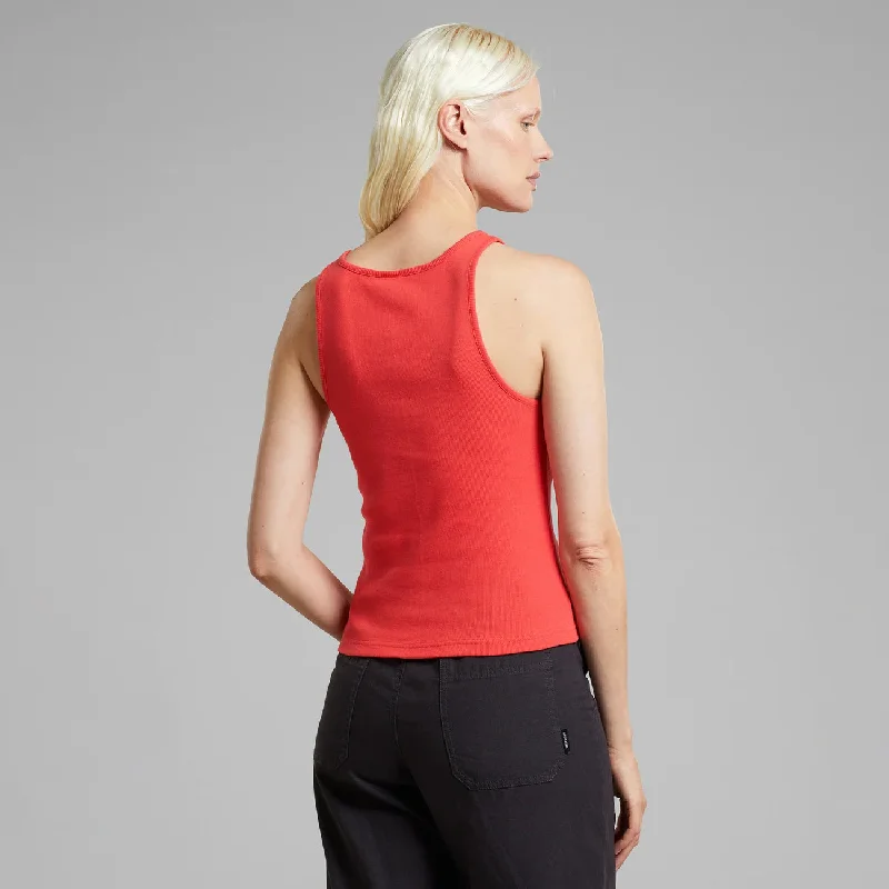 Rib Top Valdermarsvik Cayenne Red | DEDICATED