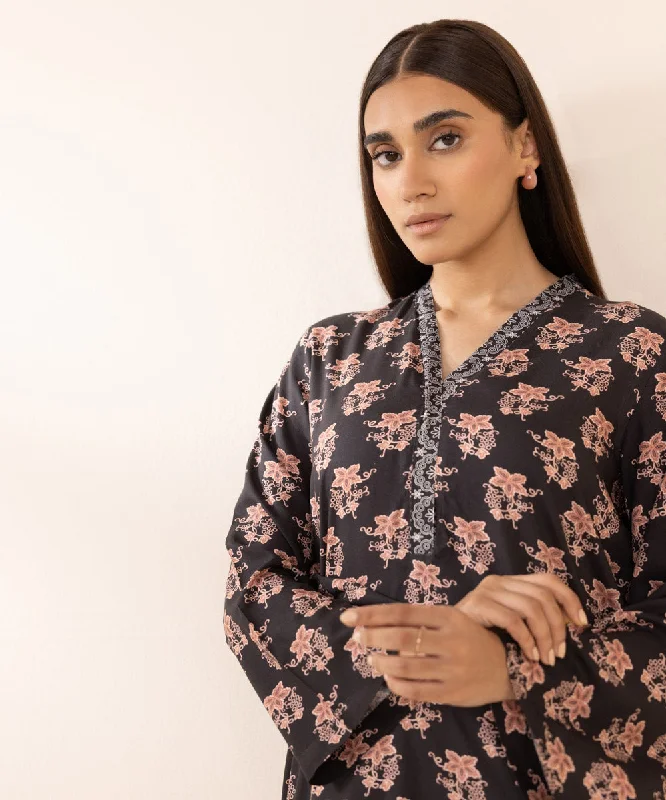 Printed Arabic Lawn Shirt