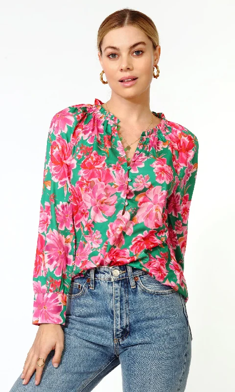 Adri Button Front Blouse