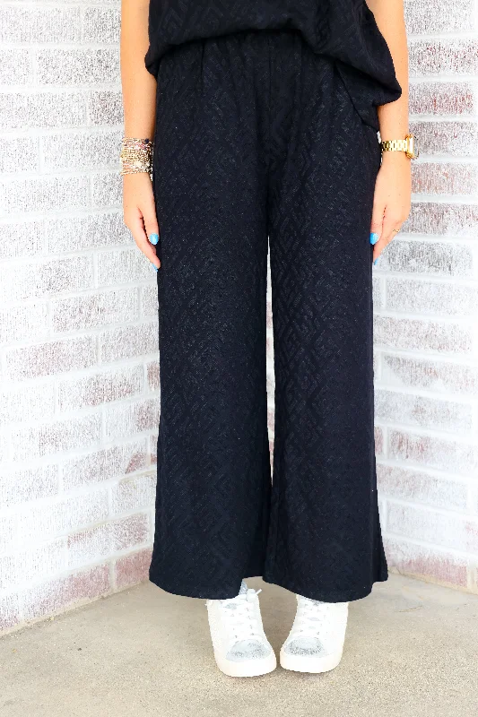 After Five Soft Textured Cropped Pants