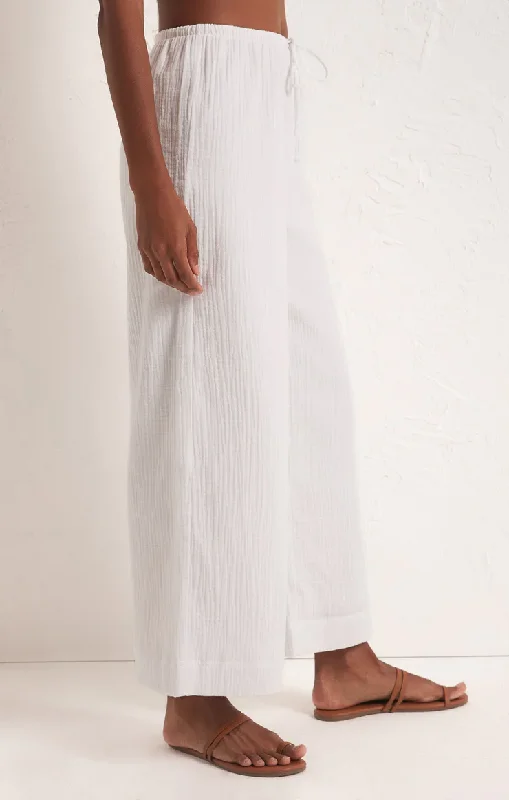 Barbados Gauze Pant White