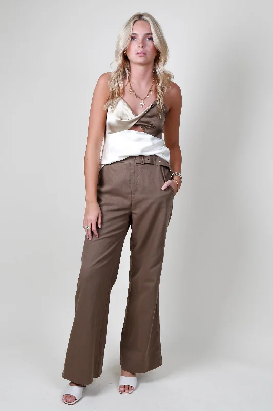 CAMI NYC | Sivian Wide Leg Pant - Praline