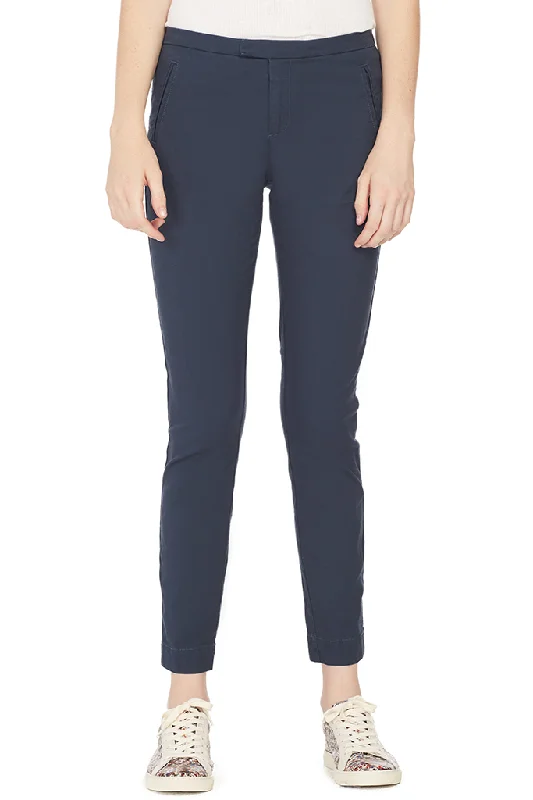 Enzyme Wash Slim Pant (Navy)