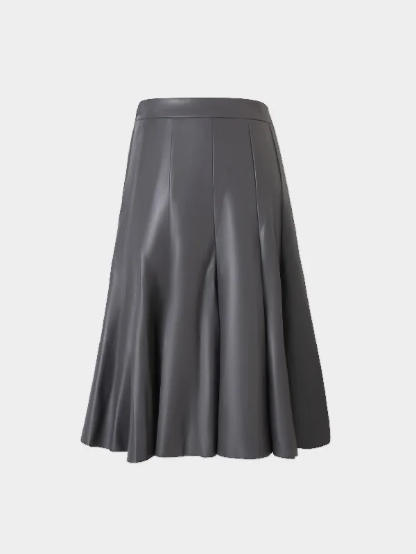 Flare Leather Skirt 25.5