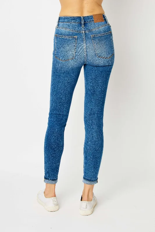 Judy Blue Mida High Waist Skinny - Mid Wash