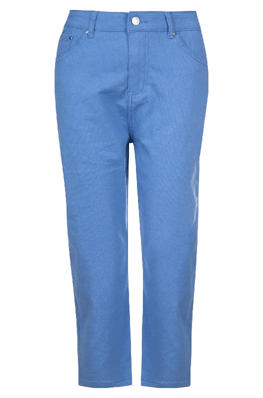 Mid Calf Jeans | SOFT BLUE | 6923A1