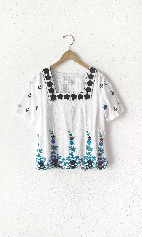 Missi Embroidered Top - FINAL SALE