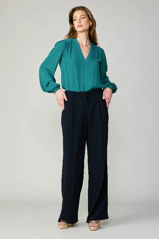 Pintucked Trousers