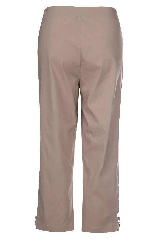 Platinum Bengaline Mid Calf Pant | TOFFEE | 6303A1