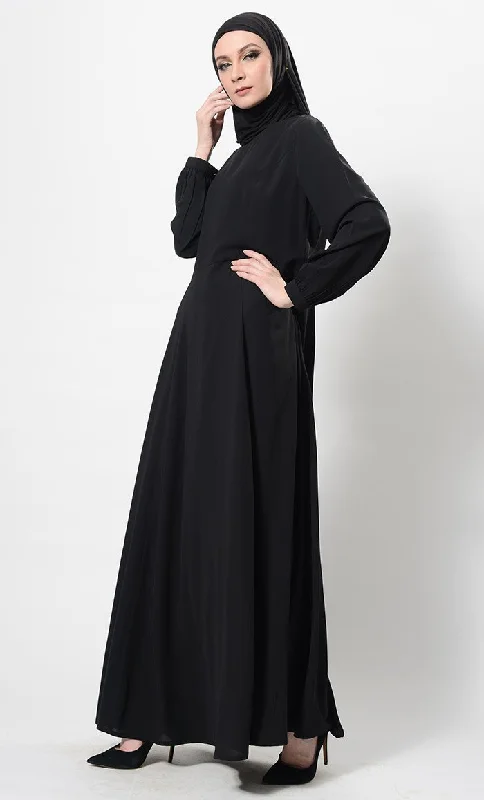 Sober Sublime Abaya Dress And Hijab Set