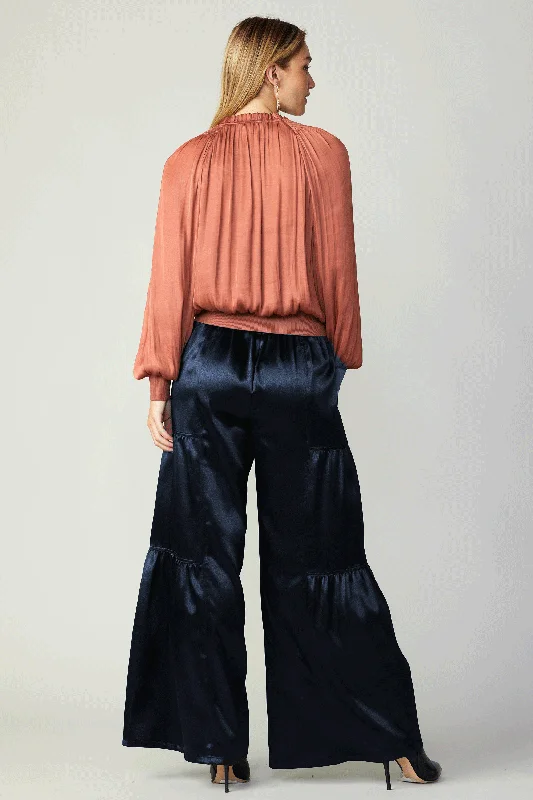 Tiered Wide Leg Pants