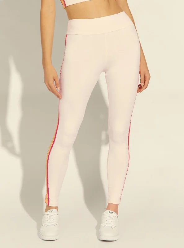 White Multi Brittany Active Leggings