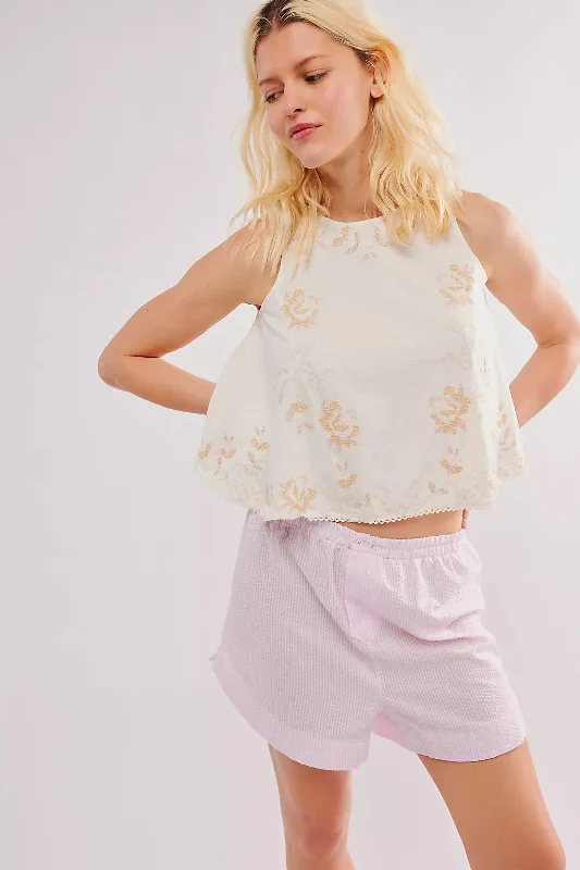 Free People - Fun and Flirty Embroidered Top