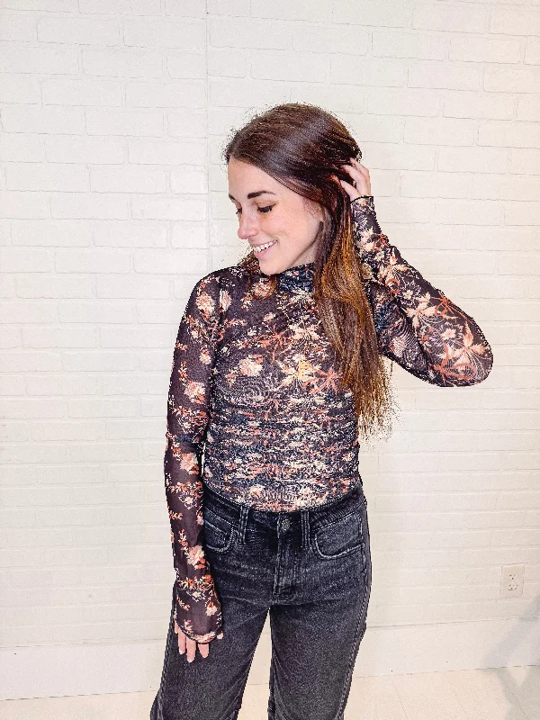 Free People Under It All Printed Bodysuit