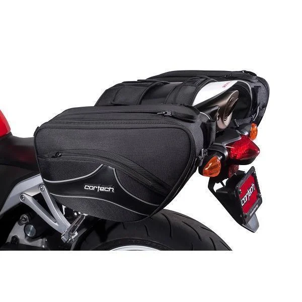 Cortech 'Super 2.0' Black Saddlebag