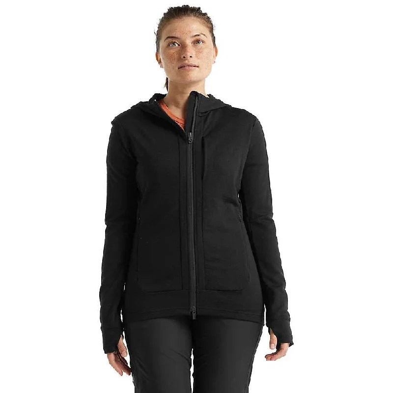 Icebreaker Womens Quantum III LS Zip Hoodie