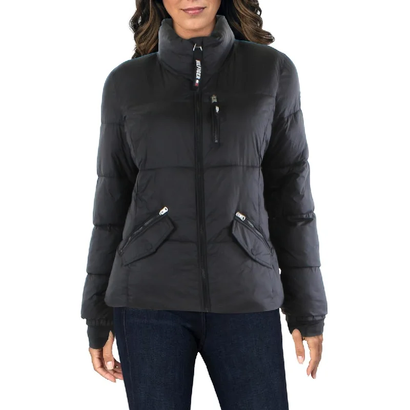 Tommy Hilfiger Womens Quilted Water Resistant Puffer Jacket