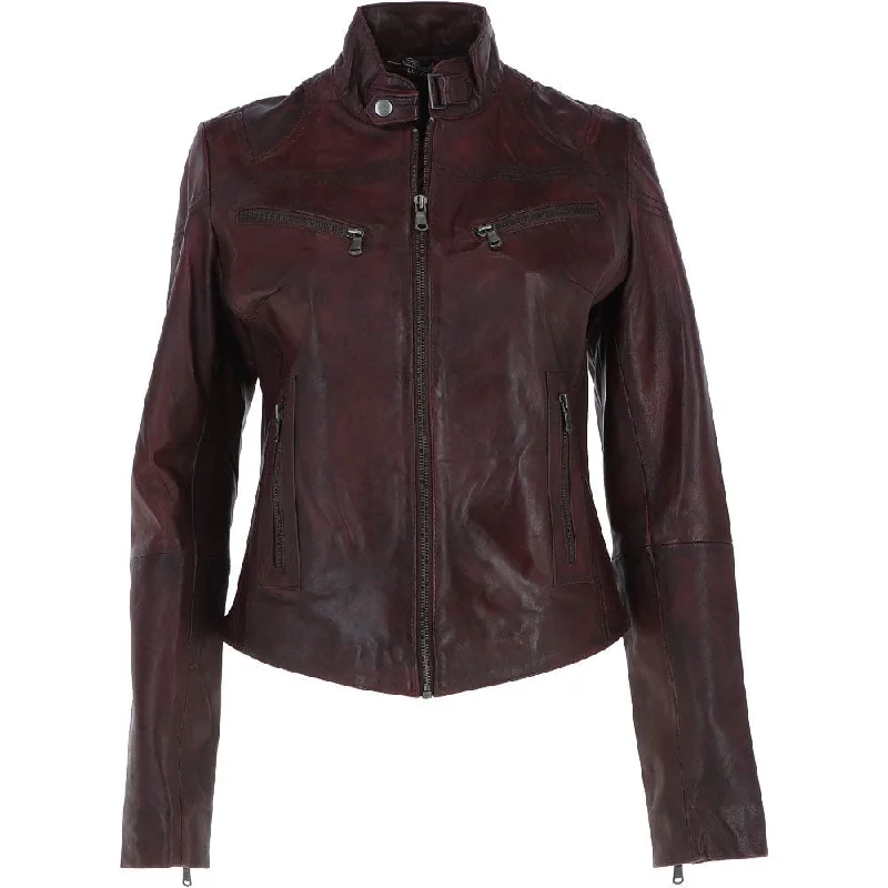 Maroon / Real Leather / XS