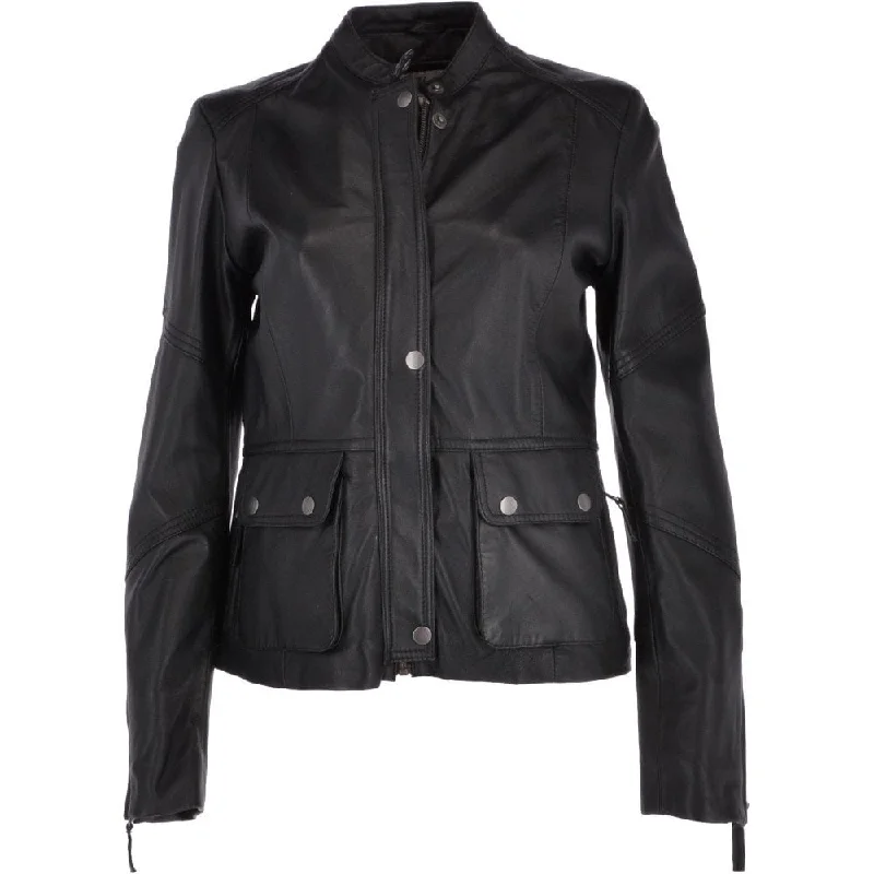 Women's Genuine Leather Rider Jacket