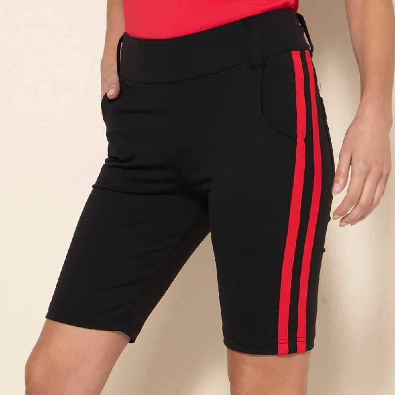 Chelsea Short - Black Crimson