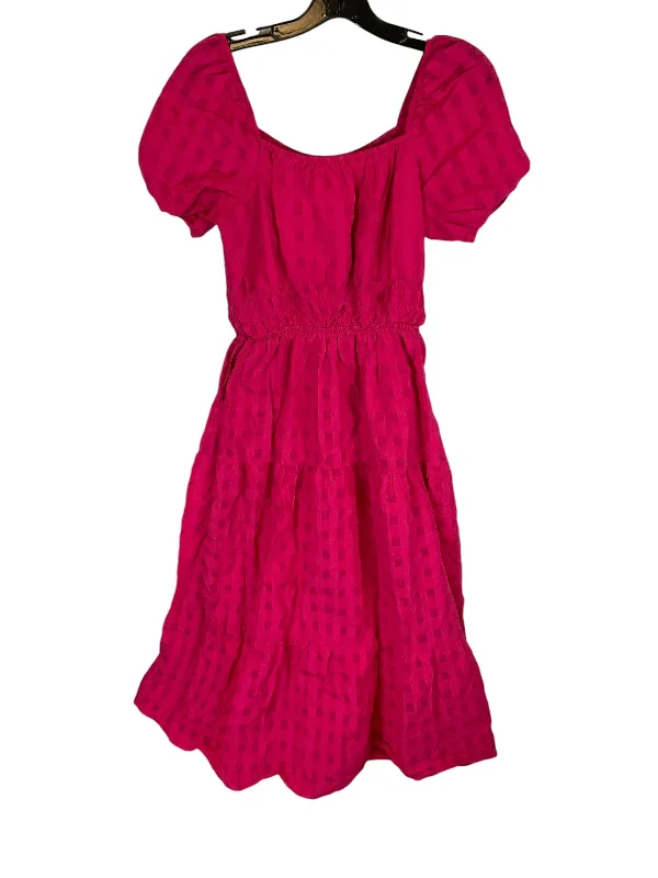 Dress Party Long By Anthropologie In Pink, Size: S Tunics Chic fashionable