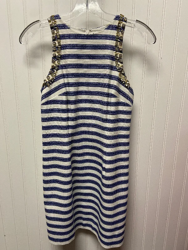 Dress Party Short By Trina Turk In Striped Pattern, Size: Xs Tunics Running lightweight Dress Party Short By Trina Turk In Striped Pattern, Size: Xs Tunics Running lightweight