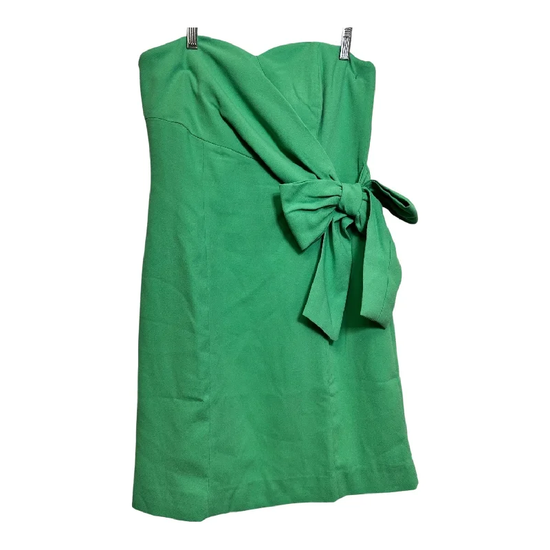 Stela Strapless Bow Dress Dress Party Short By Lilly Pulitzer In Kelly Green, Size: 2 Tunics Solid Classic Stela Strapless Bow Dress Dress Party Short By Lilly Pulitzer In Kelly Green, Size: 2 Tunics Solid Classic