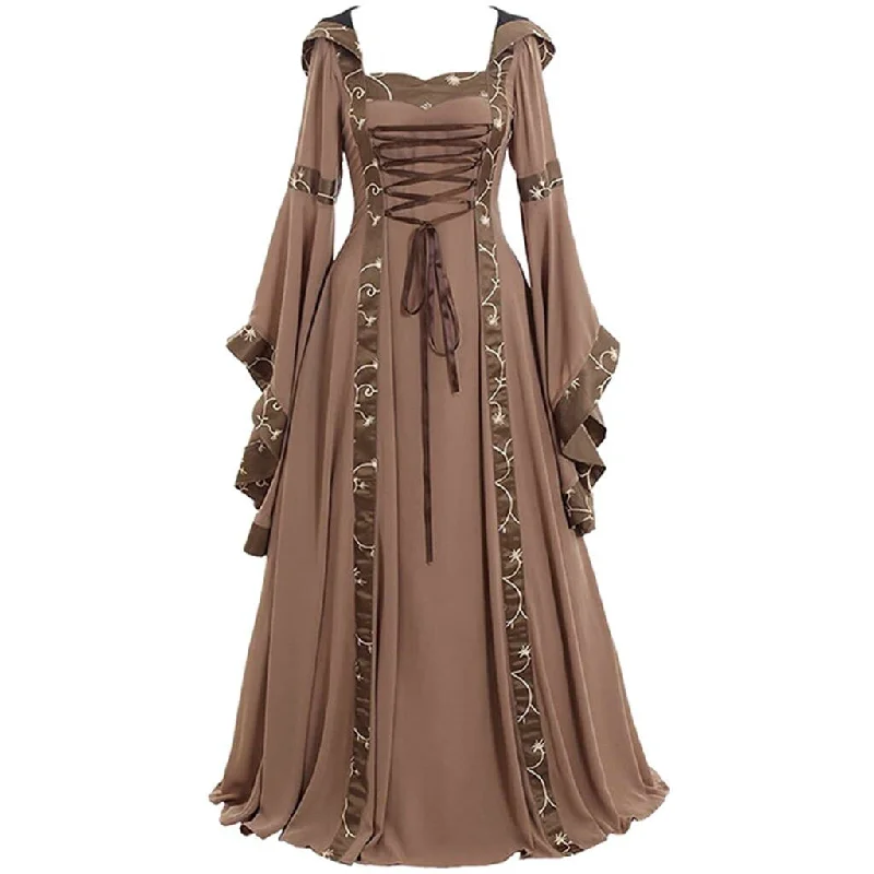 DressBetty - Vintage Gothic Renaissance Cosplay Party Long Gown Dress Tunics Long Elegant DressBetty - Vintage Gothic Renaissance Cosplay Party Long Gown Dress Tunics Long Elegant