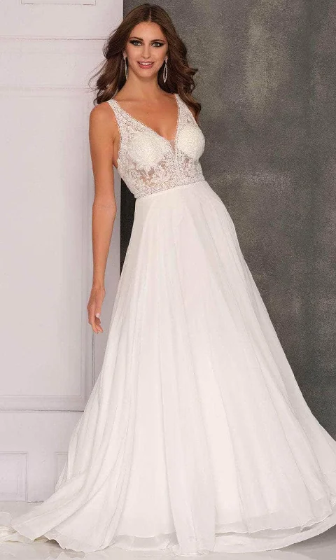 Dave & Johnny Bridal A10583 - Flowy Chiffon Skirt Bridal Gown chiffon skirt lightweight Dave & Johnny Bridal A10583 - Flowy Chiffon Skirt Bridal Gown chiffon skirt lightweight